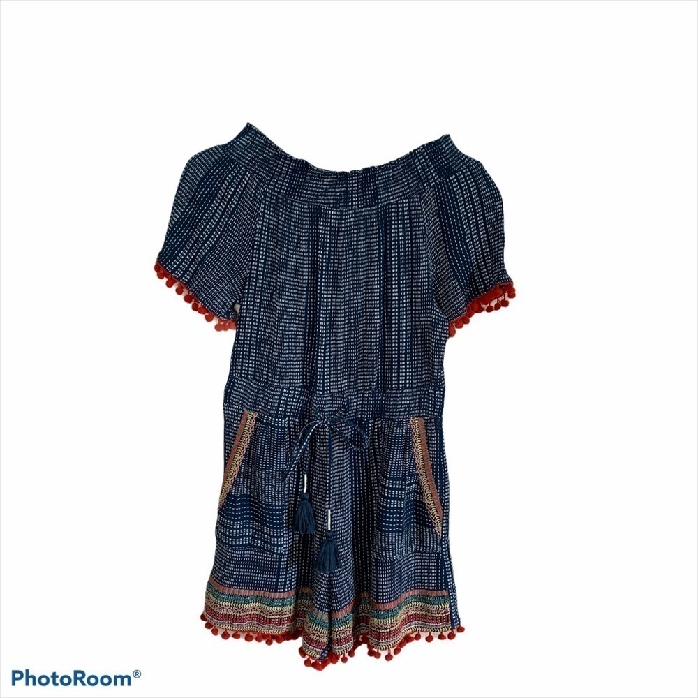 THML Festival Boho Bohemian Shorts Romper XS